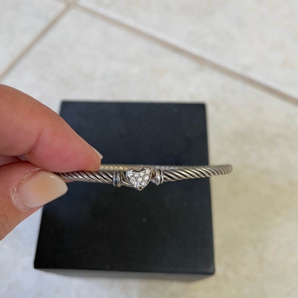 David Yurman Bracelet with Heart Diamond